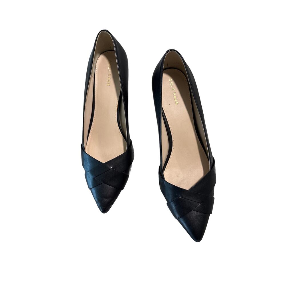 Cole Haan heels black leather